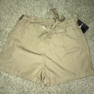 Army green shorts
